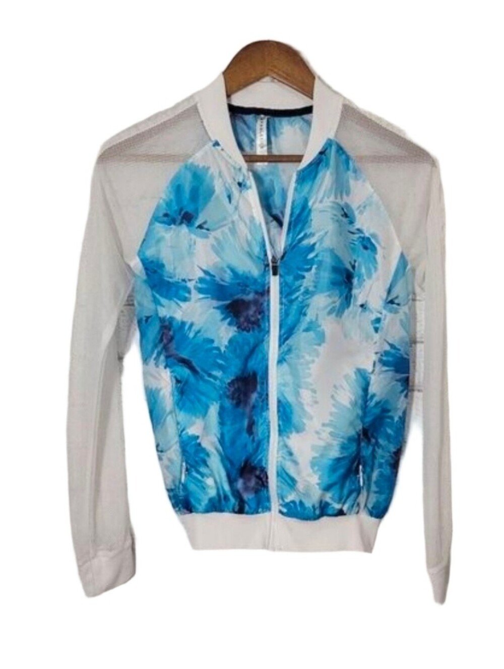 Fabletics mesh sleeve lightweight jacket